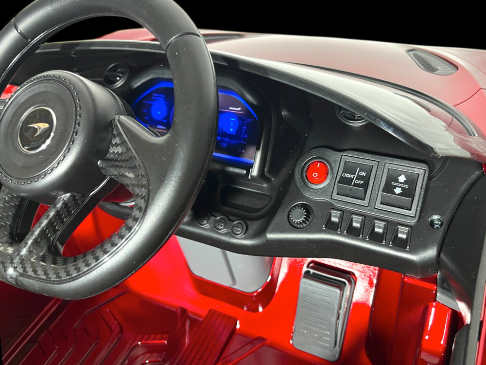 Licensed McLaren 765LT 12V Kids Electric Car - Super Sports Car with High-Gloss Finish