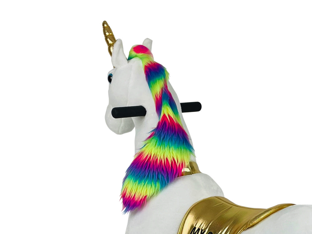 MY PONY Ride-On Unicorn Toy - Galloping Action for Kids Ages 4-10 (Medium)