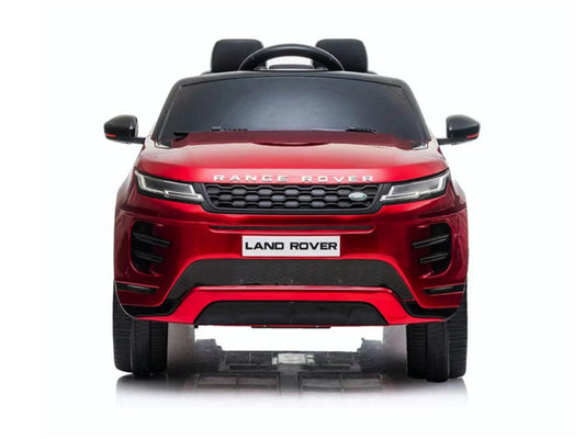 Licensed Land Rover Range Rover Evoque 12V Kids Electric Car - Compact SUV with Key Start (Red)