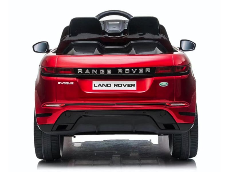 Licensed Land Rover Range Rover Evoque 12V Kids Electric Car - Compact SUV with Key Start (Red)