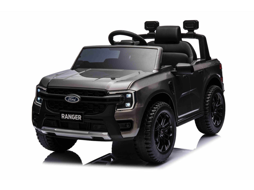 Licensed Ford Ranger 12V Kids Electric Truck with EVA Tires (Grey)