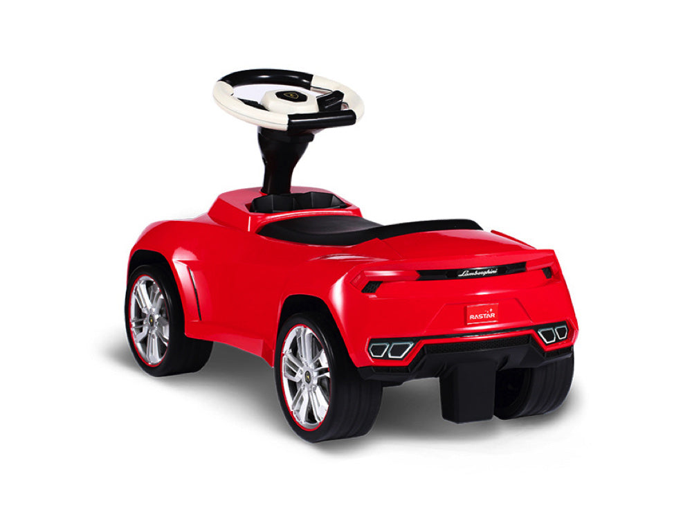 Licensed Lamborghini Urus Push Car - Ride-On Toy with Rubber Wheels (Red)