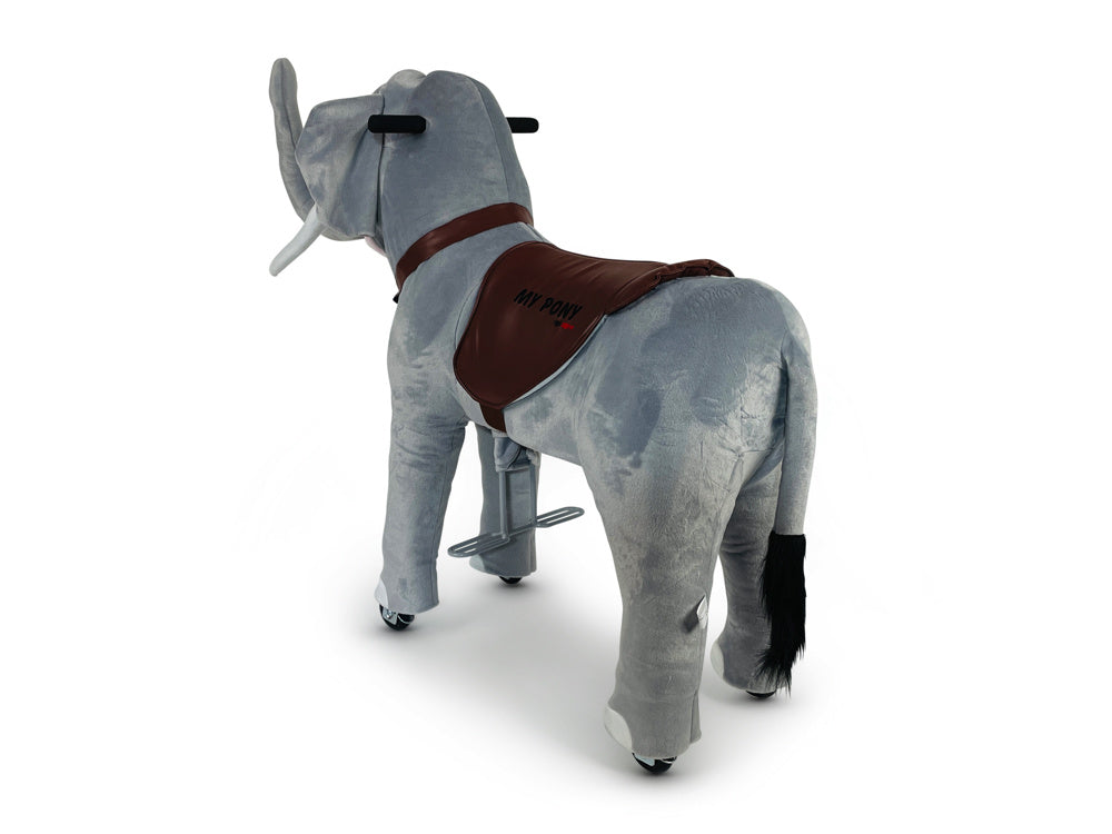 MY PONY Ride-On Elephant Toy - Galloping Action for Kids Ages 3-6 (Small)