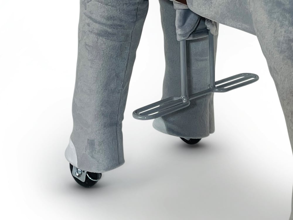 MY PONY Ride-On Elephant Toy - Galloping Action for Kids Ages 3-6 (Small)