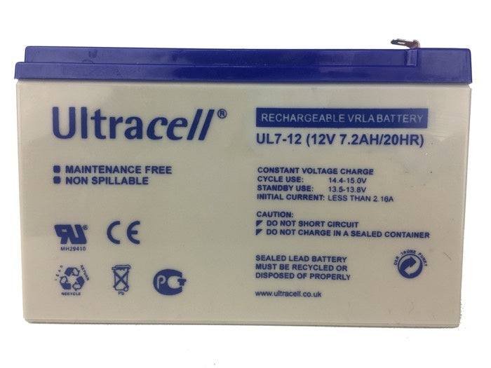 Ultracell 12V 7Ah Rechargeable Battery
