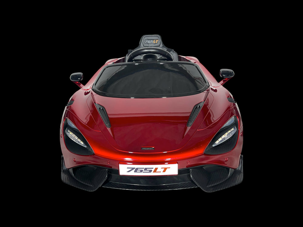 Licensed McLaren 765LT 12V Kids Electric Car - Super Sports Car with High-Gloss Finish