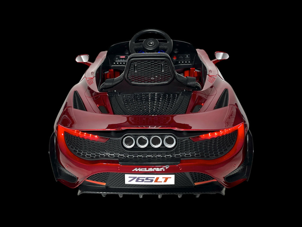 Licensed McLaren 765LT 12V Kids Electric Car - Super Sports Car with High-Gloss Finish