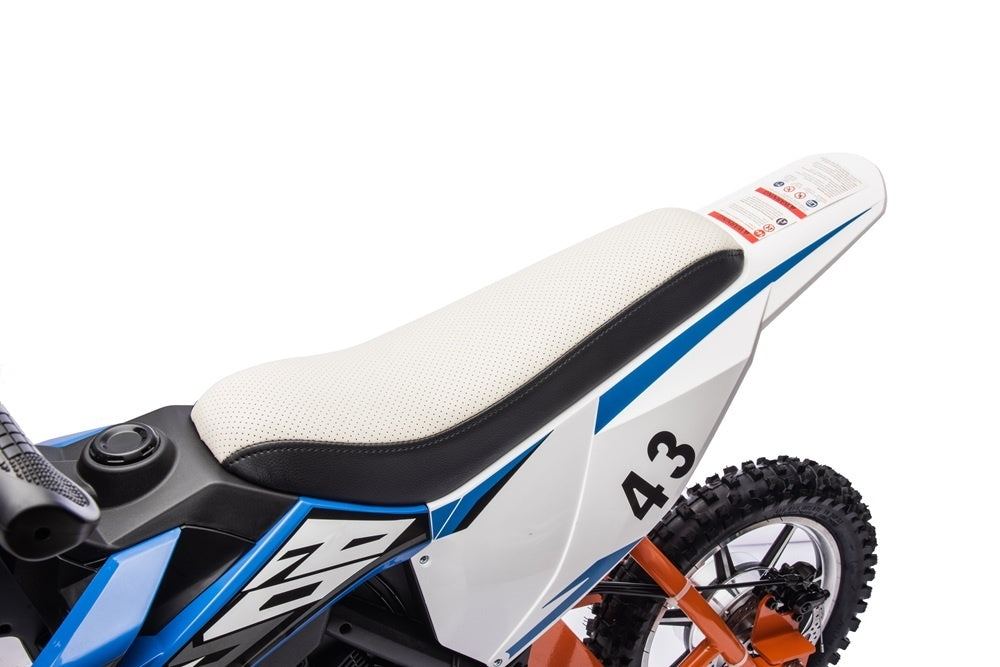 36V Electric Dirt Bike for Kids - Air Tires & Leather Seat