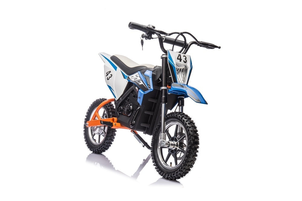 36V Electric Dirt Bike for Kids - Air Tires & Leather Seat