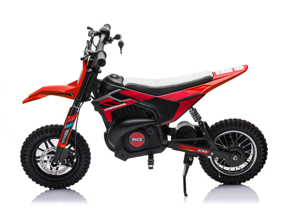 24V Electric Dirt Bike for Kids - Off-Road Motorcycle with Suspension & Air Tires