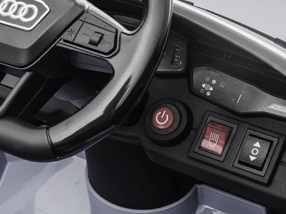 Licensed Audi RS6 12V Kids Electric Car - Sports Wagon with Bluetooth (Black)