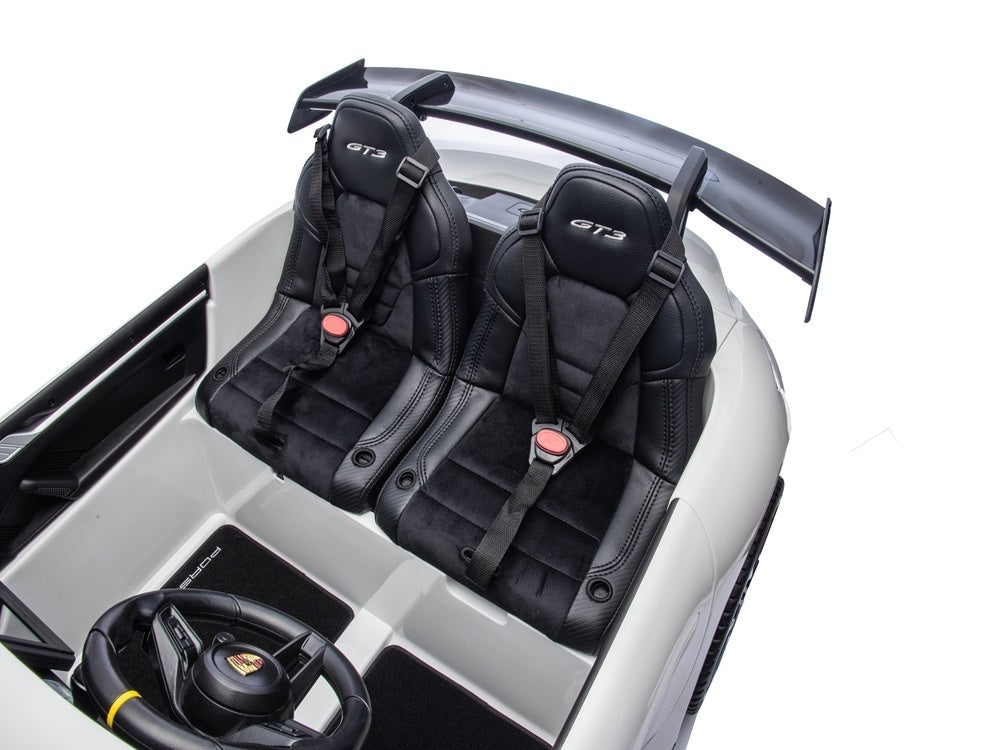Licensed Porsche 911 GT3 24V Kids Electric Car - Pro 2-Seater with Air Tires & Touchscreen