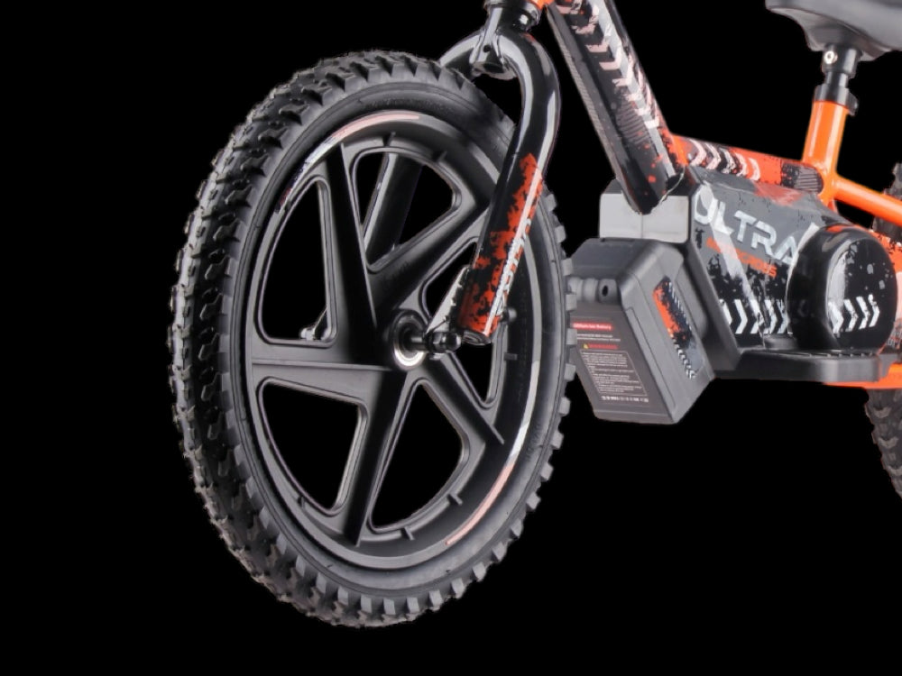 24V Electric Balance Bike - 16" Air Tires with 180W Motor (Orange)