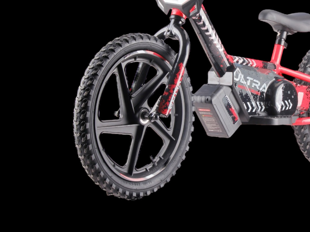 24V Electric Balance Bike - 16" Air Tires with 180W Motor (Red)