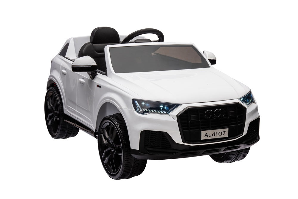 Licensed Audi Q7 12V Kids Electric Car - Luxury SUV with Bluetooth & Rubber Tires