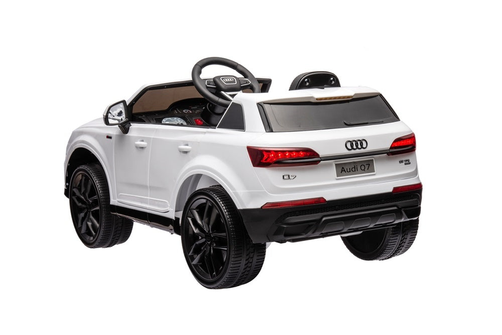 Licensed Audi Q7 12V Kids Electric Car - Luxury SUV with Bluetooth & Rubber Tires