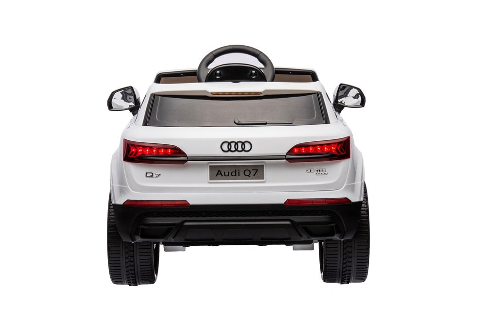 Licensed Audi Q7 12V Kids Electric Car - Luxury SUV with Bluetooth & Rubber Tires