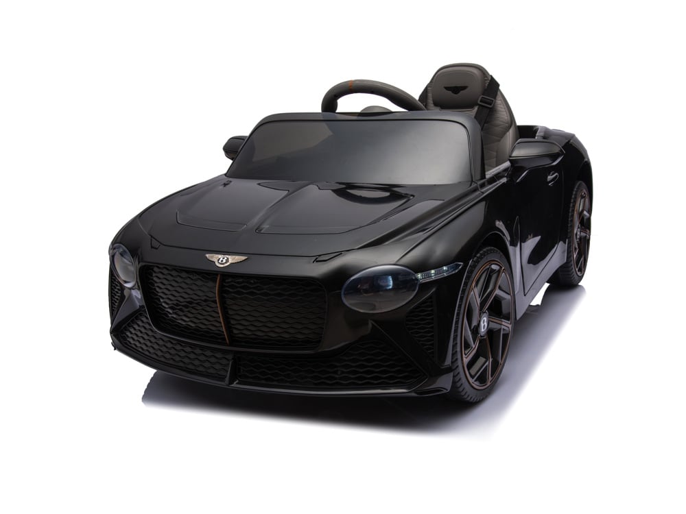 Licensed Bentley Bacalar 12V Kids Electric Car - 4WD Luxury Convertible (Black)
