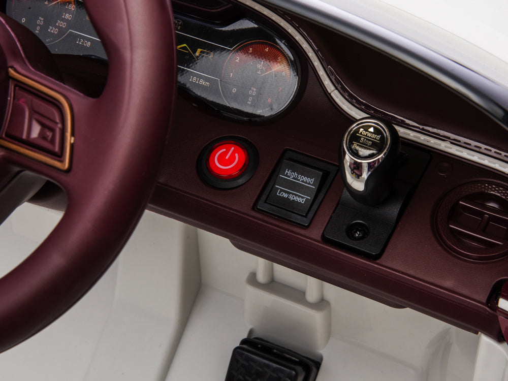 Licensed Bentley Bacalar 12V Kids Electric Car - Luxury Convertible with 4WD