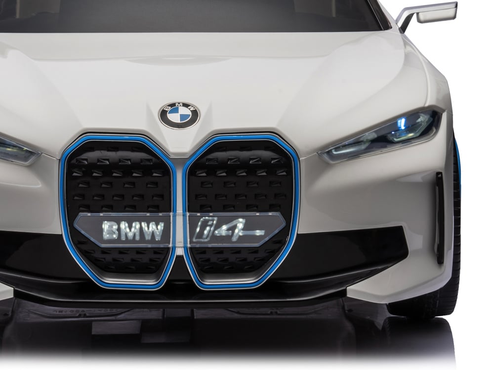 Licensed BMW i4 12V Kids Electric Car - Premium Sedan with Bluetooth & Dashboard Lighting