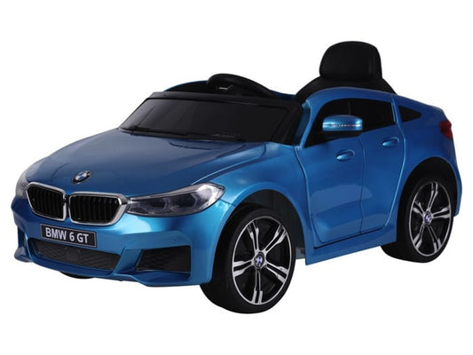 Licensed BMW 6 GT 12V Kids Electric Car - Compact Luxury Sedan with Rubber Tires