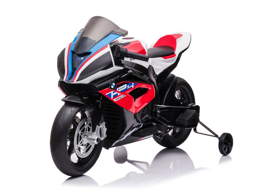 Licensed BMW HP4 12V Kids Electric Motorcycle - Rubber Tires & Training Wheels