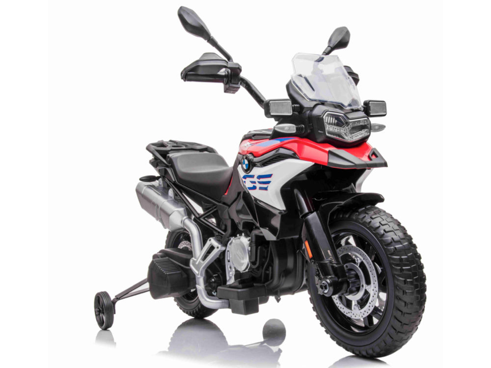 Licensed BMW F 850 GS Adventure 12V Kids Electric Motorcycle - All-Road with Training Wheels