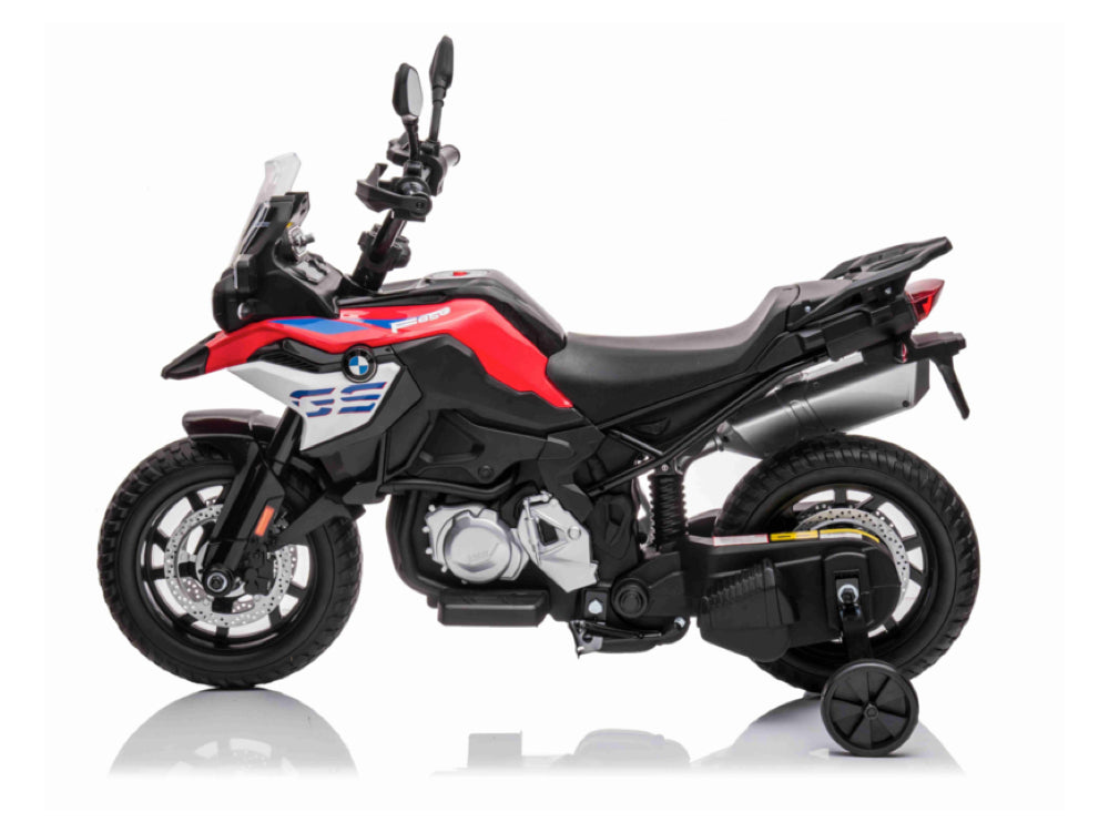 Licensed BMW F 850 GS Adventure 12V Kids Electric Motorcycle - All-Road with Training Wheels
