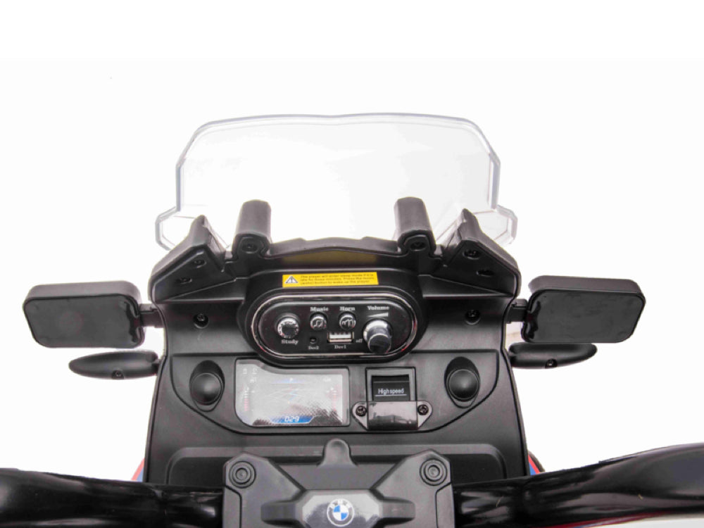 Licensed BMW F 850 GS Adventure 12V Kids Electric Motorcycle - All-Road with Training Wheels