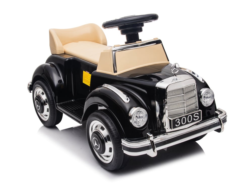 Licensed Mercedes-Benz 300S Classic Push Car - Ride-On Toy for Toddlers