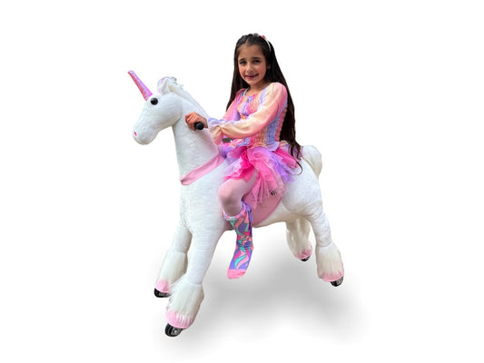 MY PONY Ride-On Unicorn - Medium Size (Ages 4-10)