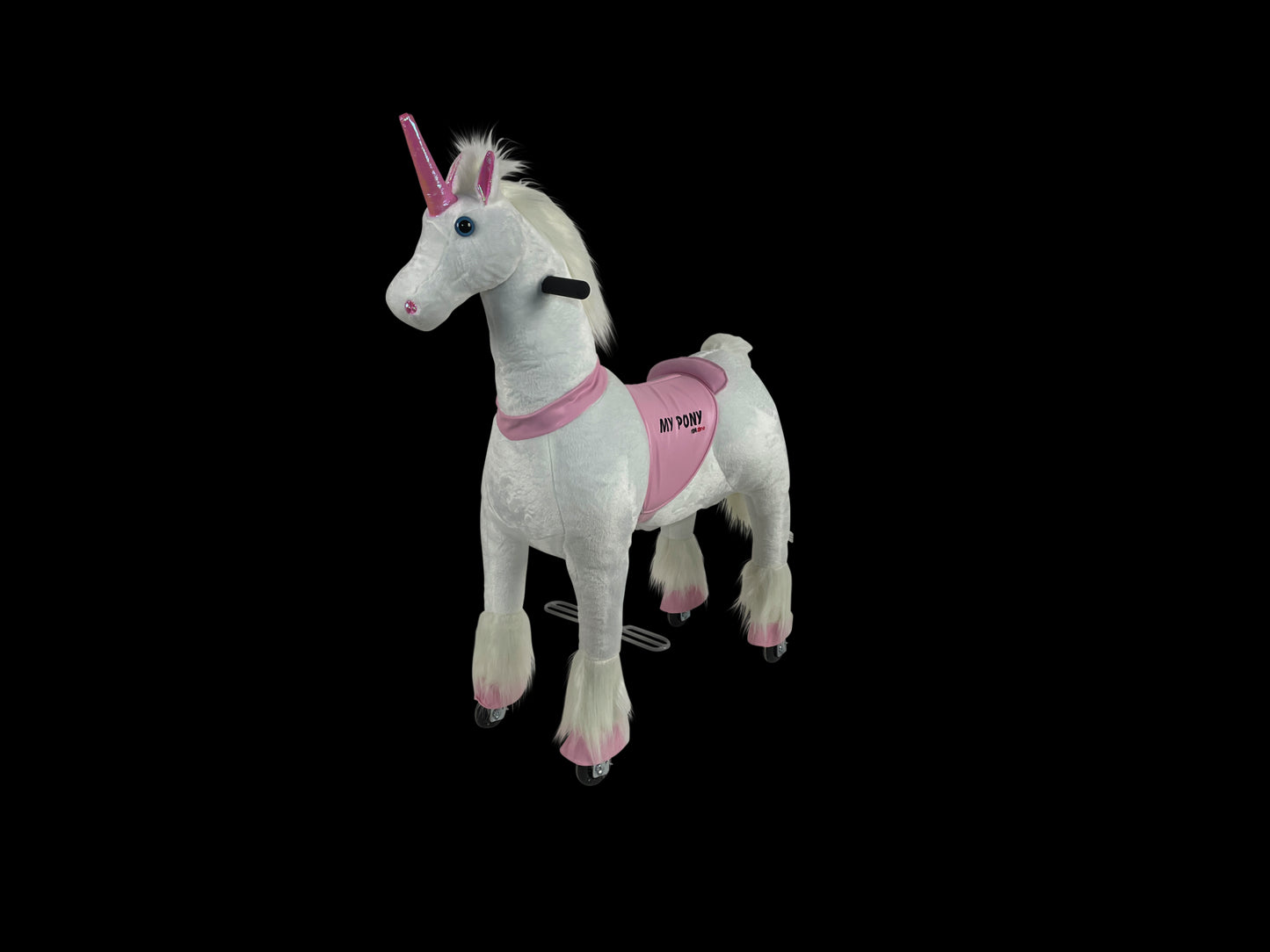 MY PONY Ride-On Unicorn Toy - Galloping Action for Kids Ages 3-6 (Small)
