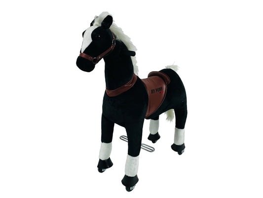 MY PONY Ride-On Horse Toy - Galloping Action for Kids Ages 4-10 (Medium)