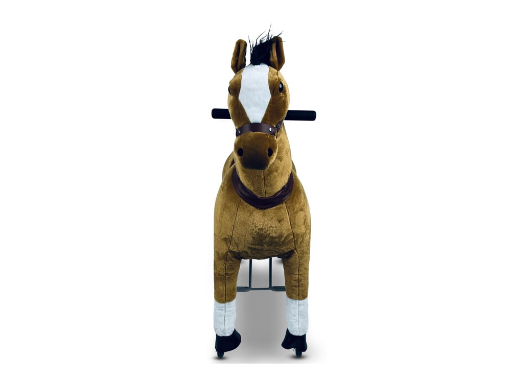 MY PONY Ride-On Horse - Brown Medium Size (Ages 4-10)