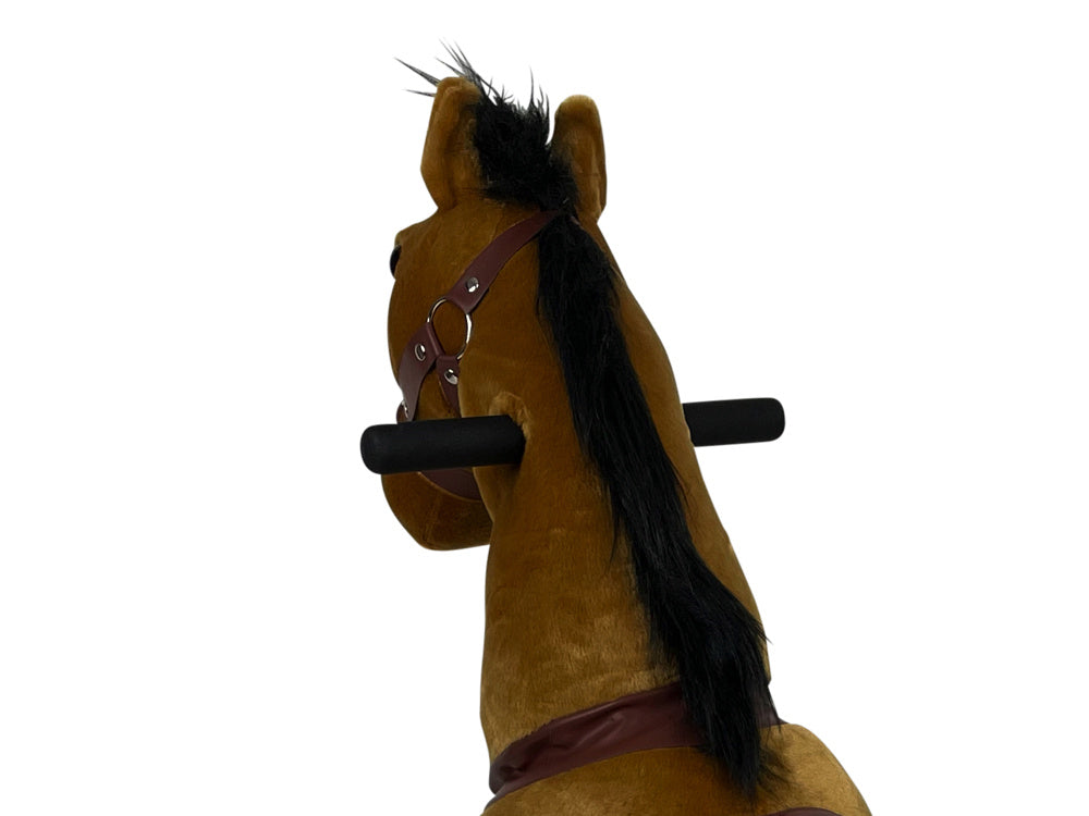 MY PONY Ride-On Horse - Brown Medium Size (Ages 4-10)