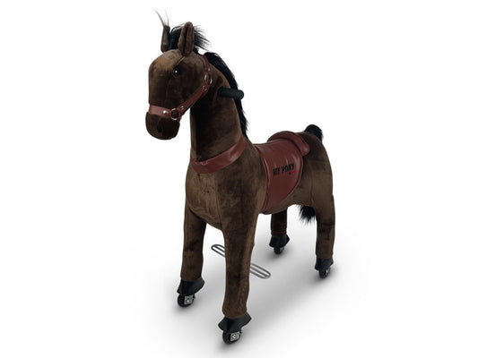 MY PONY Ride-On Horse Toy - Galloping Action for Kids Ages 4-10 (Medium)