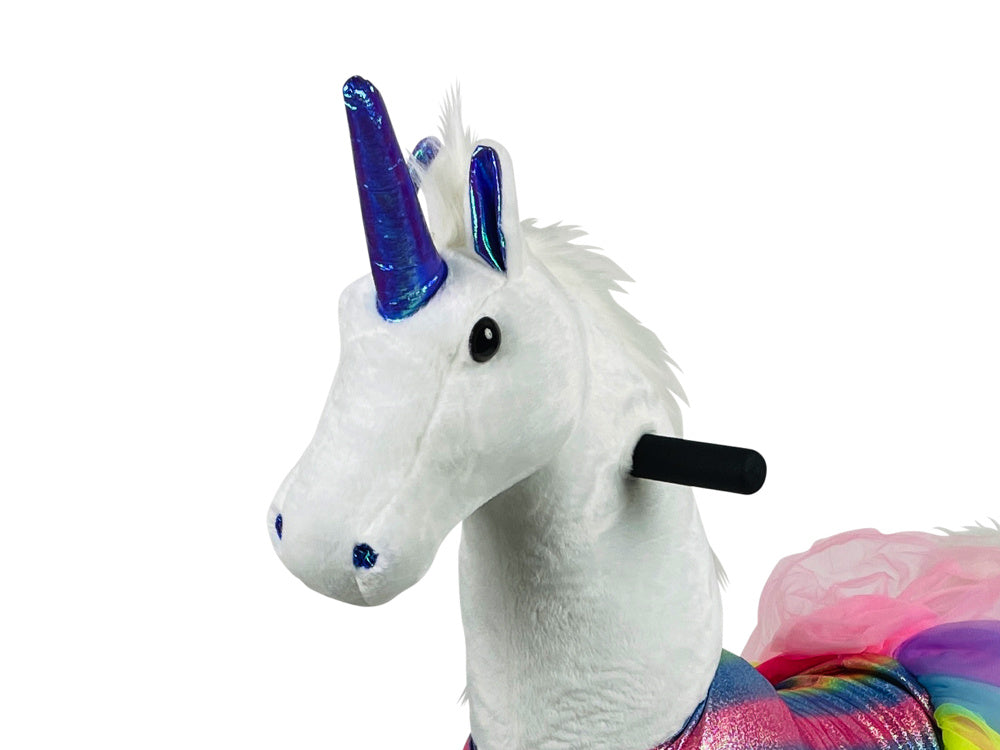 MY PONY Ride-On Unicorn Toy - Galloping Action for Kids Ages 3-6 (Small)