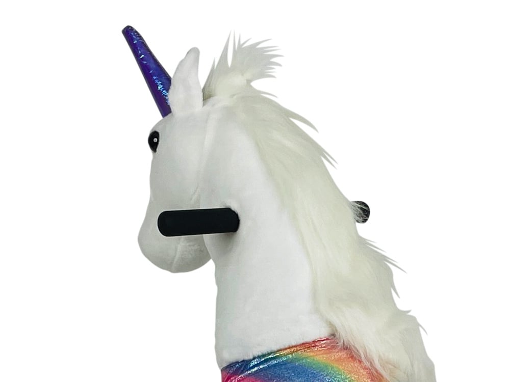 MY PONY Ride-On Unicorn Toy - Galloping Action for Kids Ages 3-6 (Small)