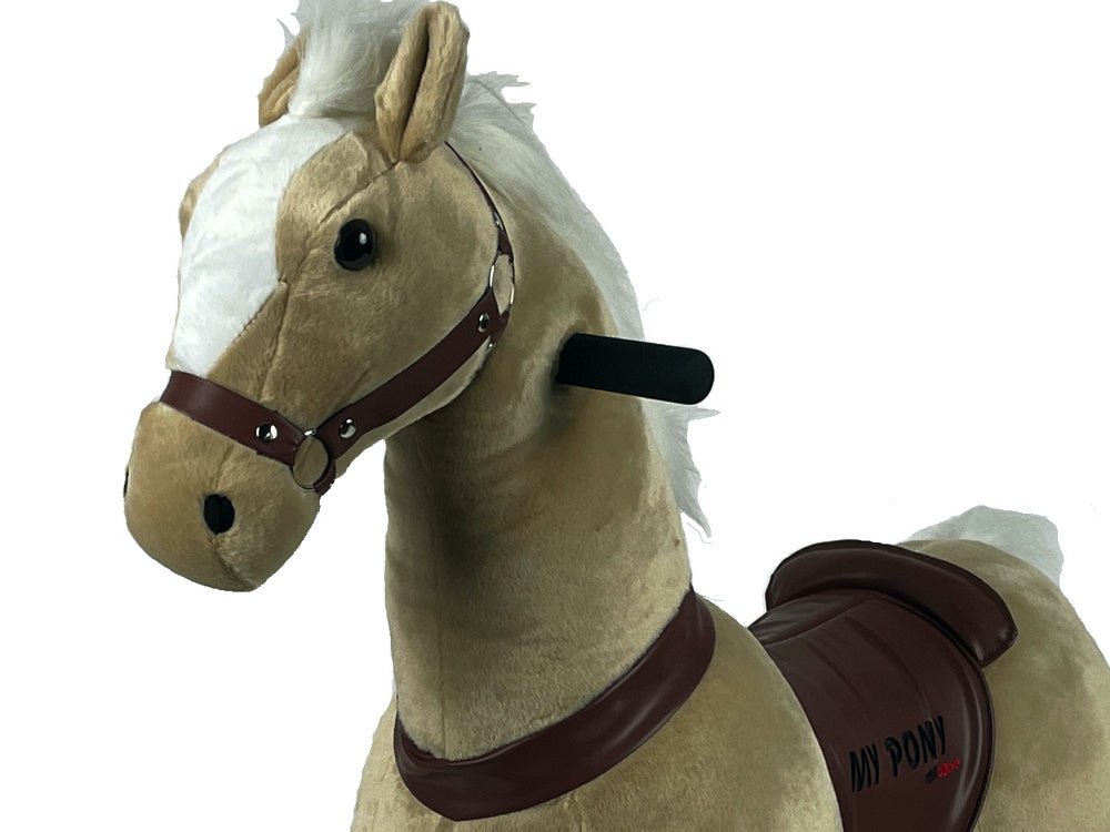MY PONY Ride-On Horse Toy - Galloping Action for Kids Ages 8+ (Large)