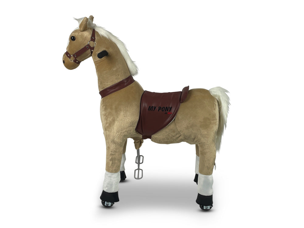 MY PONY Ride-On Horse Toy - Galloping Action for Kids Ages 8+ (Large)