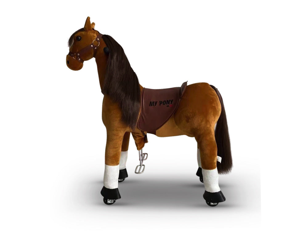 MY PONY Ride-On Horse Toy - Galloping Action for Kids Ages 8+ (Large)