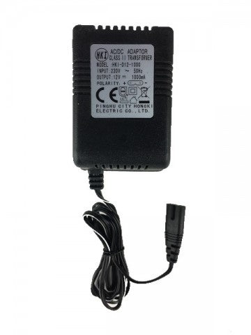 12V Battery Charger for Kids Ride-On Toys - Flat 2-Hole Connector
