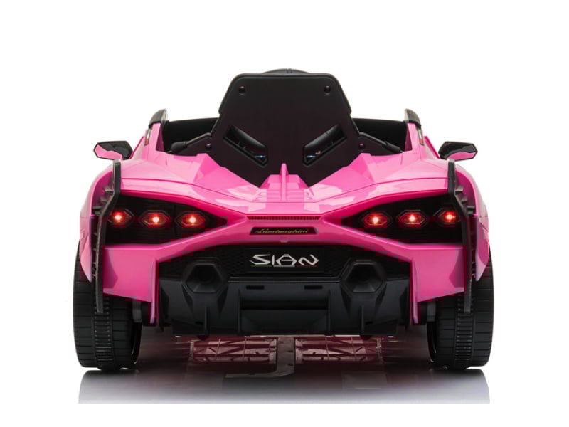 Licensed Lamborghini Sian 12V Kids Electric Car - With Wing Doors (Pink)