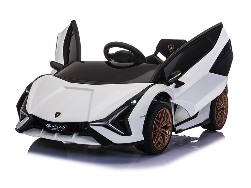 Licensed Lamborghini Sian 12V Kids Electric Car - Supercar with Gullwing Doors