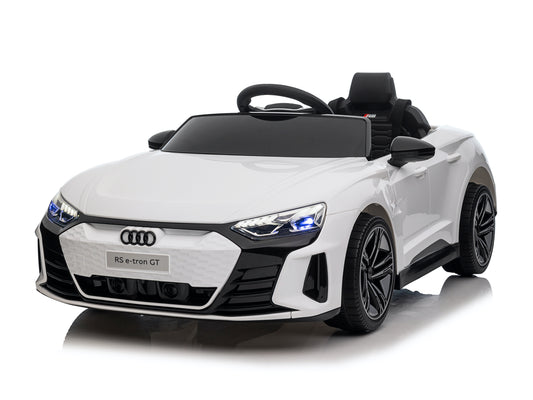 Licensed Audi RS e-tron GT 12V Kids Electric Car with Music Module (White)