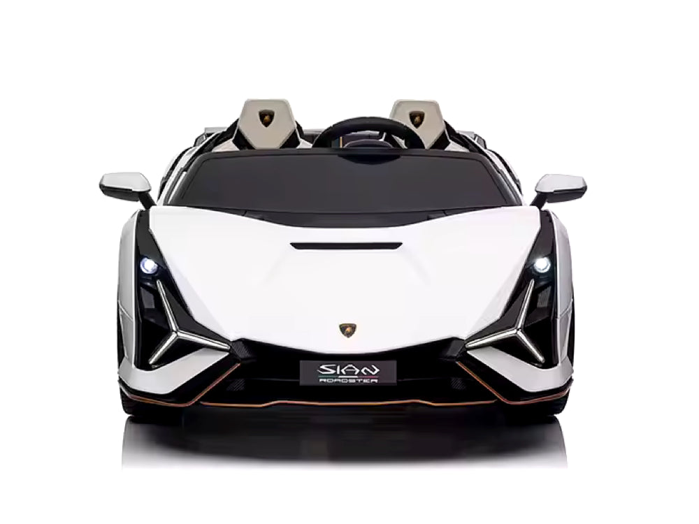 Licensed Lamborghini Sian 24V Kids Electric Car - 2-Seater with 4WD & 200W Motors