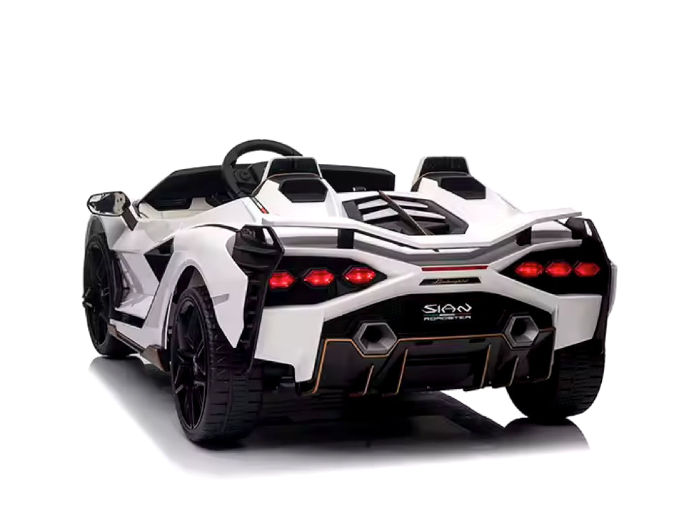 Licensed Lamborghini Sian 24V Kids Electric Car - 2-Seater with 4WD & 200W Motors