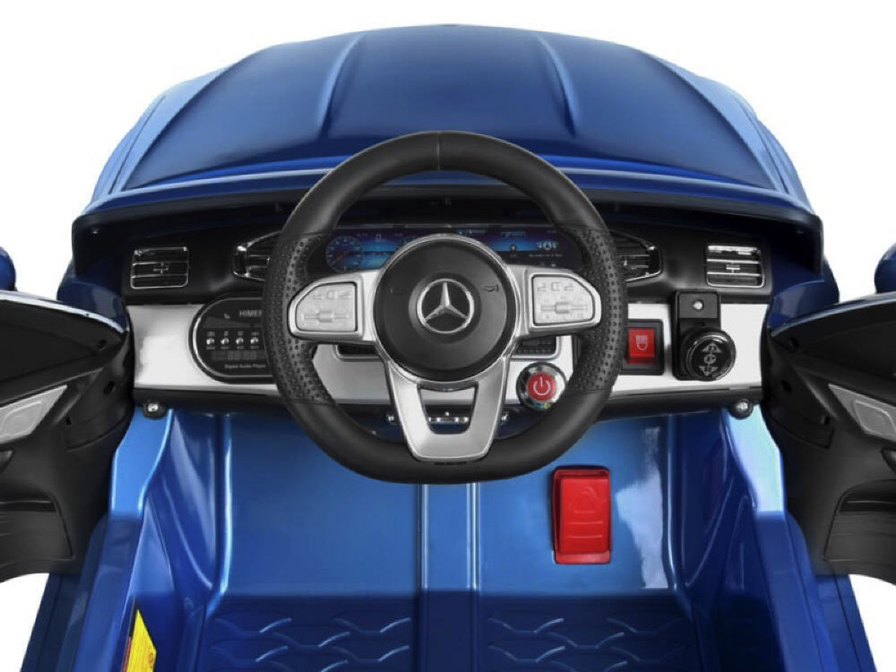 Licensed Mercedes-Benz GLE 450 12V Kids Electric Car - Premium SUV with MP3 Screen (Blue)
