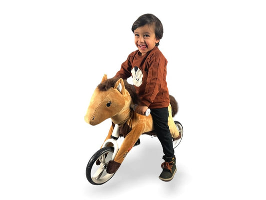 Horse Balance Bike for Kids - Animal Design with Adjustable Seat (Ages 2-5)