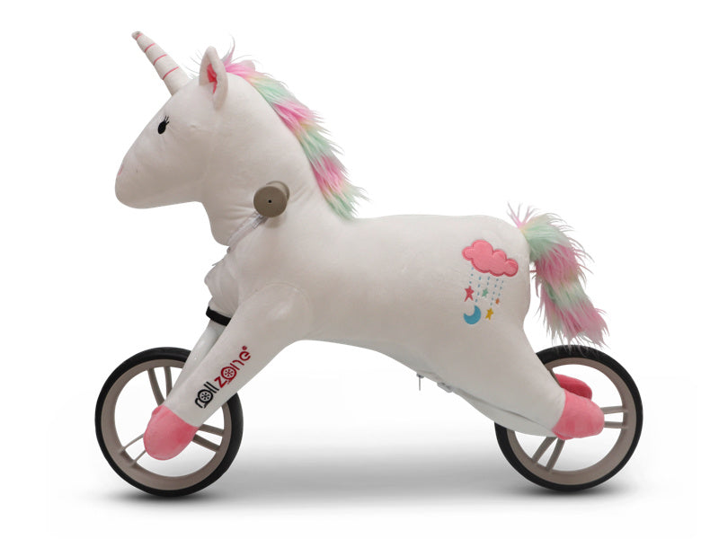 Unicorn Balance Bike with Plush Cover